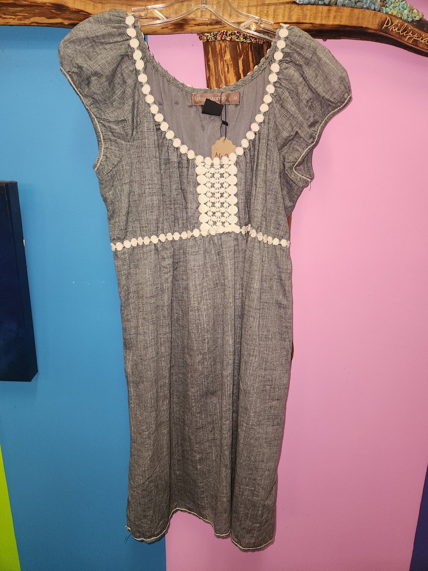 Urban Mango Crochet Dress Medium