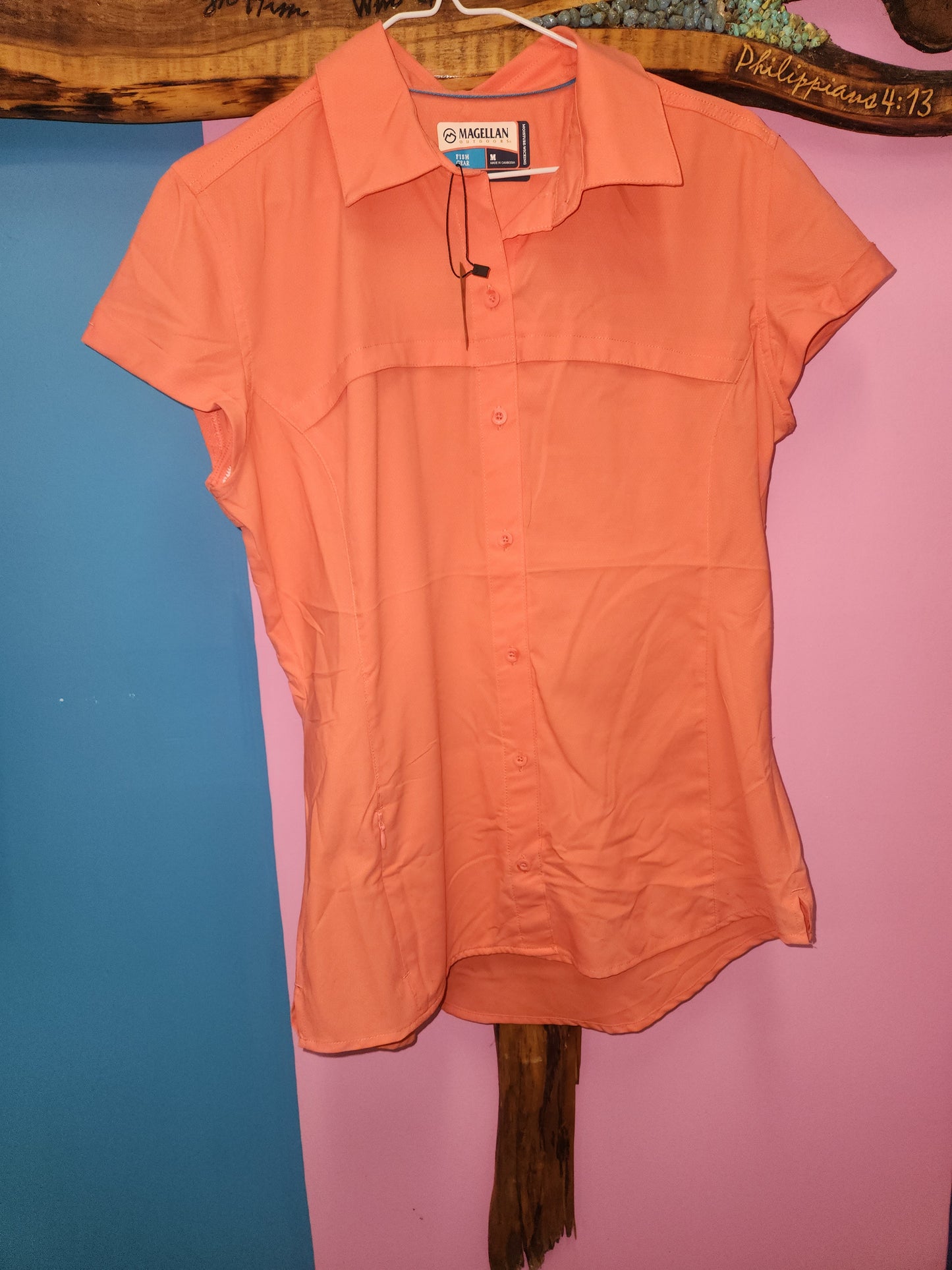 Magellan Short Sleeve Fishing Shirt Medium